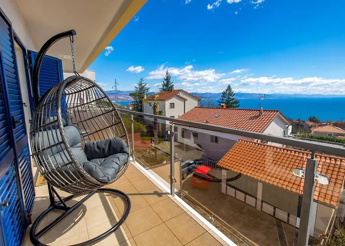 Apartamento Chiara Opatija, Victoria With Terrace, Panoramic Sea View *