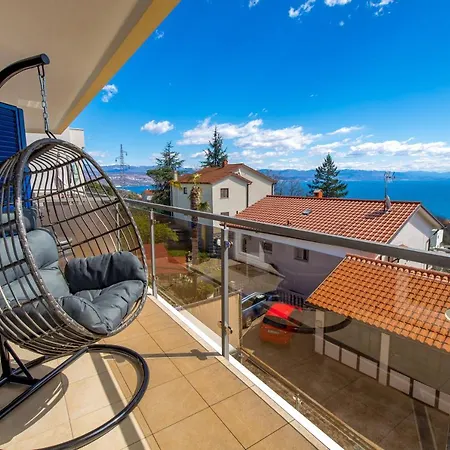 Apartamento Chiara Opatija, Victoria With Terrace, Panoramic Sea View *